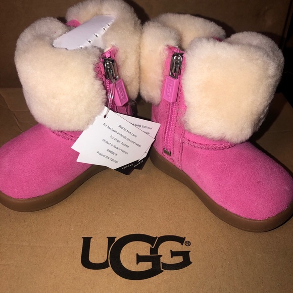 UGG Australia Toddler Pink MALLYA boot size 0/1 infant 0-6 mo - Picture 2 of 14